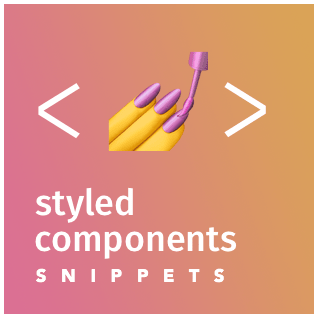 styled-components-snippets